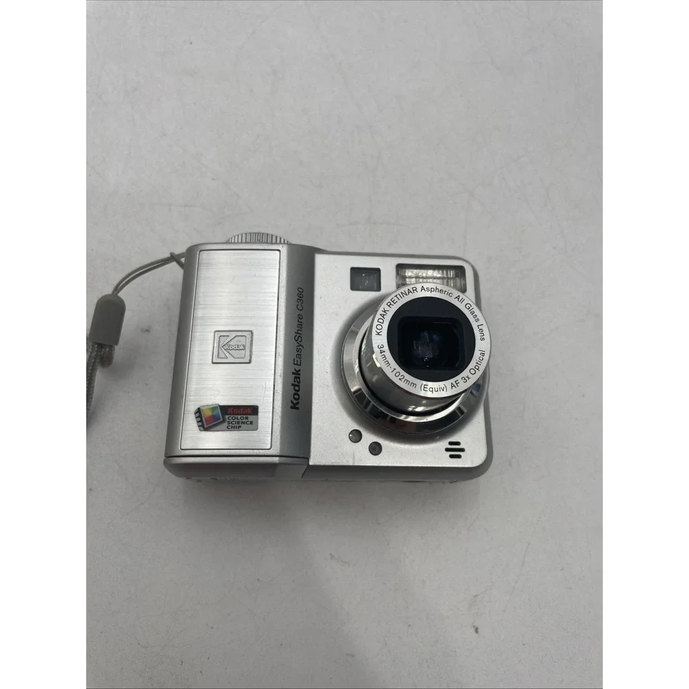 Kodak EasyShare C360 Digital Camera 5MP 3X Zoom+Battery+SD Card+Manual+CD